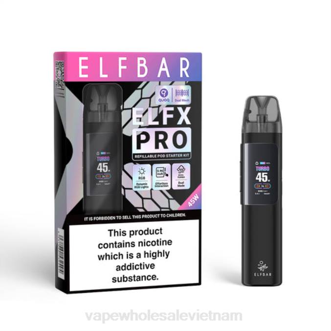 ELFBAR ELFX Pro Mở thiết bị pod màu xanh da trời DV0B6 Vape Vietnam