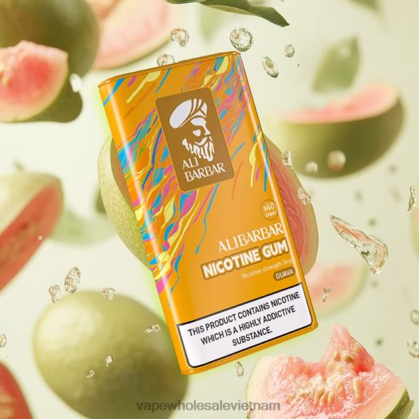 Thuốc Lá Điện Tử Xlim 2R46F82 Alibarbar kẹo cao su nicotin ổi