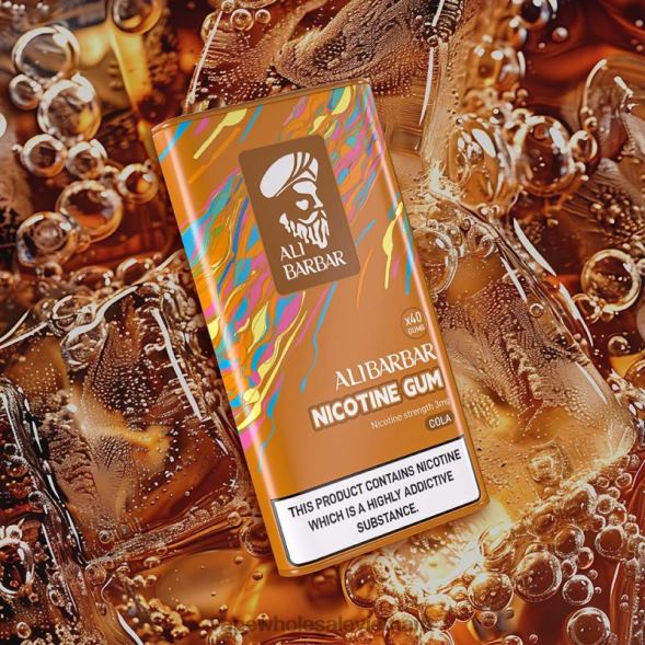Vape Dùng Một Lần 2R46F81 Alibarbar kẹo cao su nicotin cola