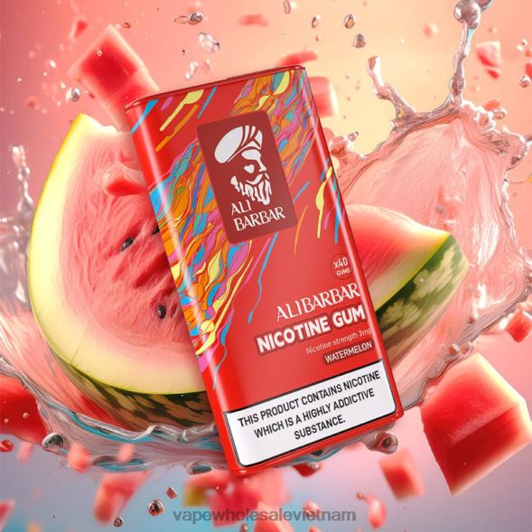 Vape Wholesale Vietnam 2R46F85 Alibarbar kẹo cao su nicotin dưa hấu