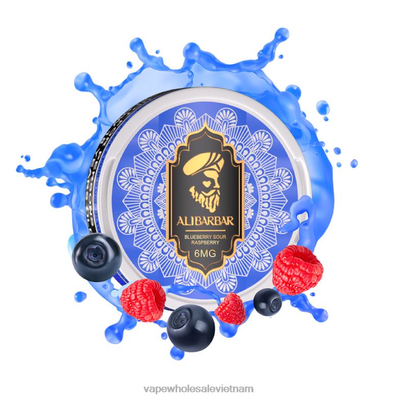 vape vietnam 0PPFD66 mâm xôi chua việt quất ALIBARBAR túi nicotin