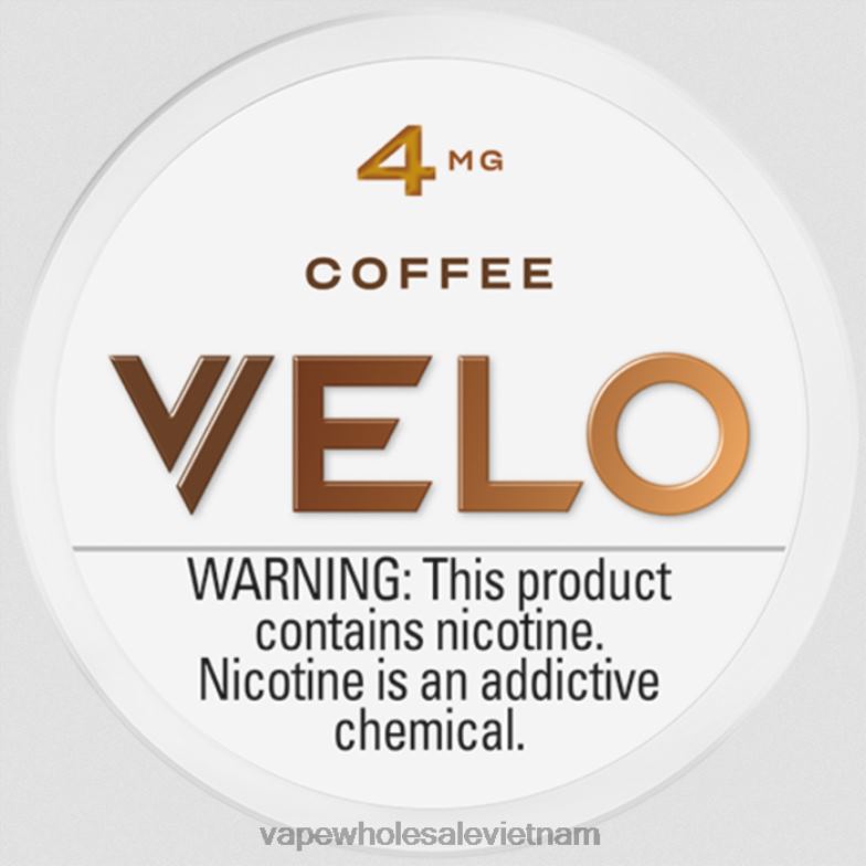 thuốc lá điện tử tinh dầu 0PPFD43 cà phê VELO túi nicotin 4mg