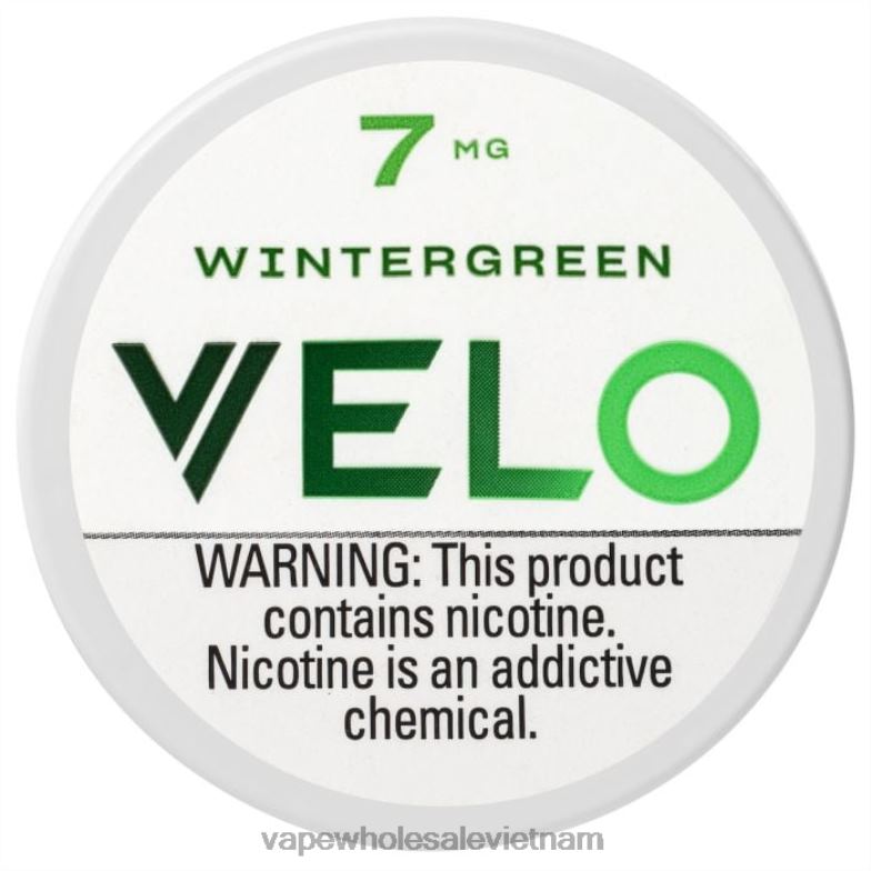 vape vietnam price 0PPFD47 mùa đông xanh VELO túi nicotin 7mg