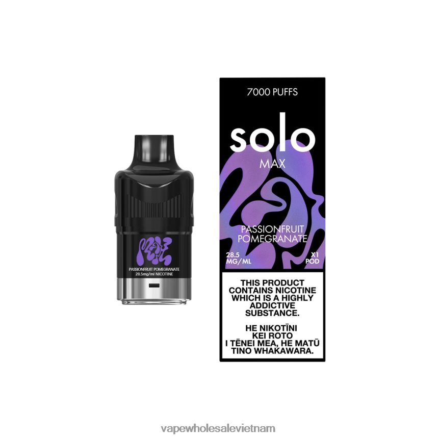 Vietnamese Vape ZD44N289 Solo MAX vỏ quả lựu chanh dây