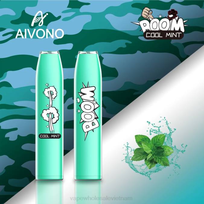 Vape Vietnam Price HH6V357 Aivono AIM BOOM 600 bạc hà mát