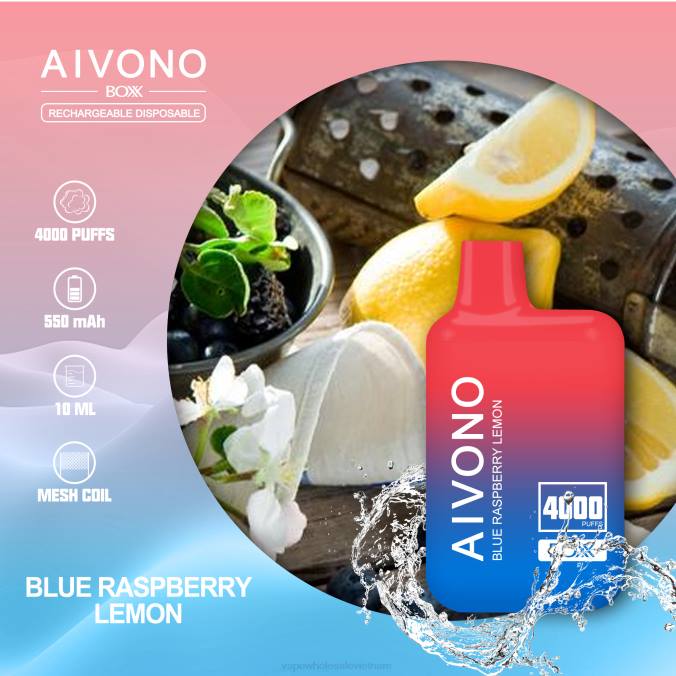 Vape Vietnam Price HH6V217 Aivono AIM BOXX 4000 chanh mâm xôi xanh