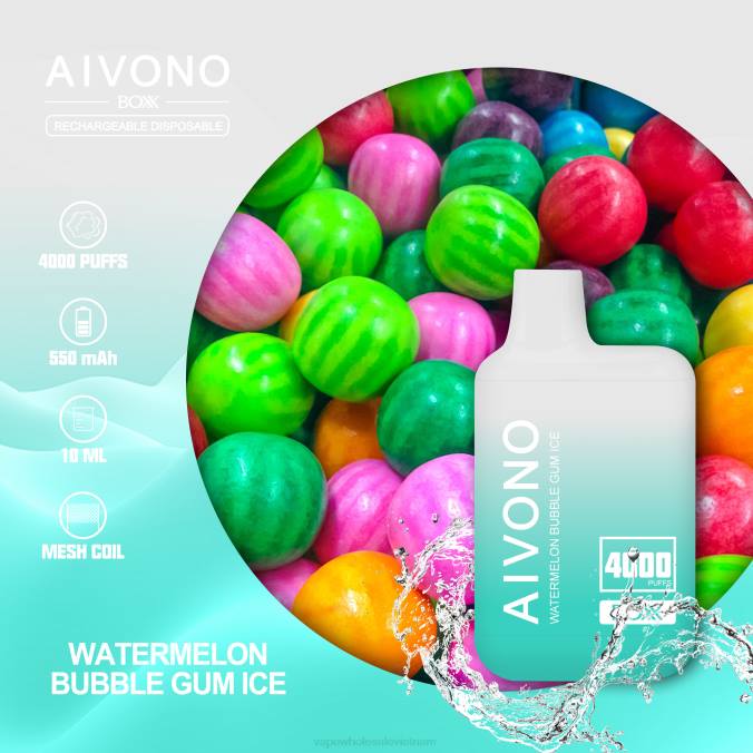 Vape Vietnam Price HH6V227 Aivono AIM BOXX 4000 kẹo cao su bong bóng dưa hấu