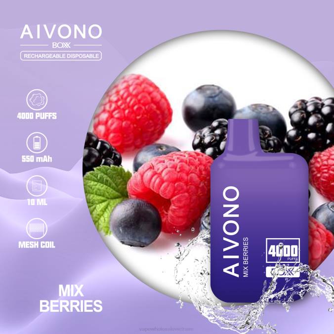 Vape Wholesale Vietnam HH6V215 Aivono AIM BOXX 4000 trộn quả mọng