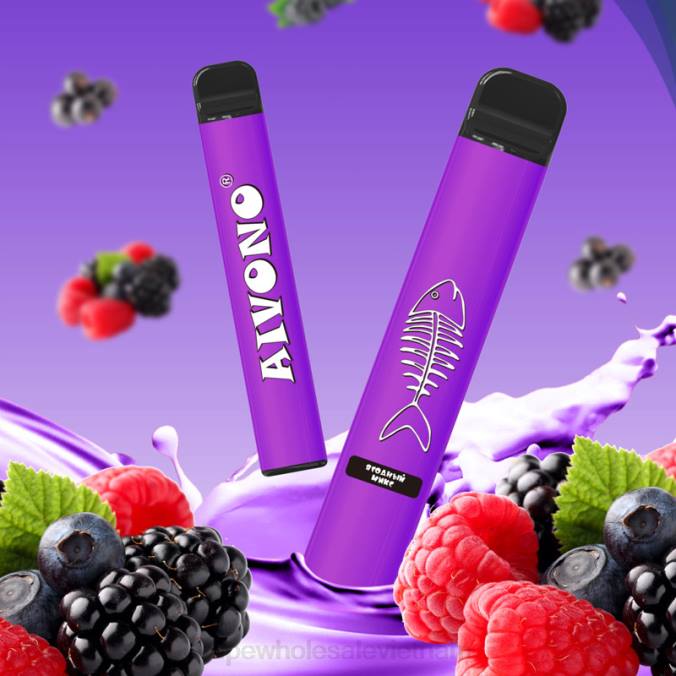 Vape Wholesale Vietnam HH6V285 Aivono AIM FISHBONE 600 quả mọng hỗn hợp