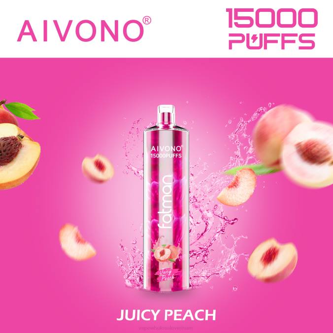 Vape Vietnam Price HH6V17 Aivono FATMAN 15000 đào ngon ngọt