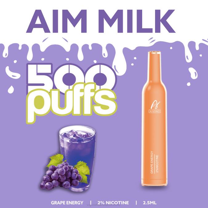Vape Wholesale Vietnam HH6V265 Aivono AIM MILK 500 năng lượng nho