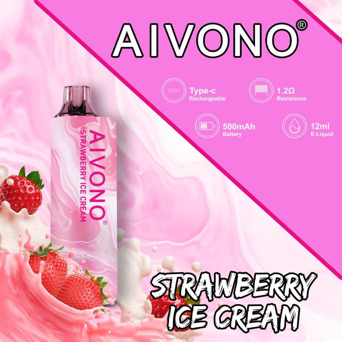 Vape Wholesale Vietnam HH6V105 Aivono AIM GUN 7000 kem dâu
