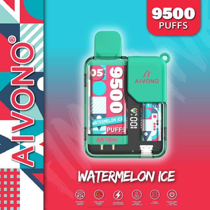 Vape Vietnam Price HH6V37 Aivono AIM TANK 9500 đá dưa hấu