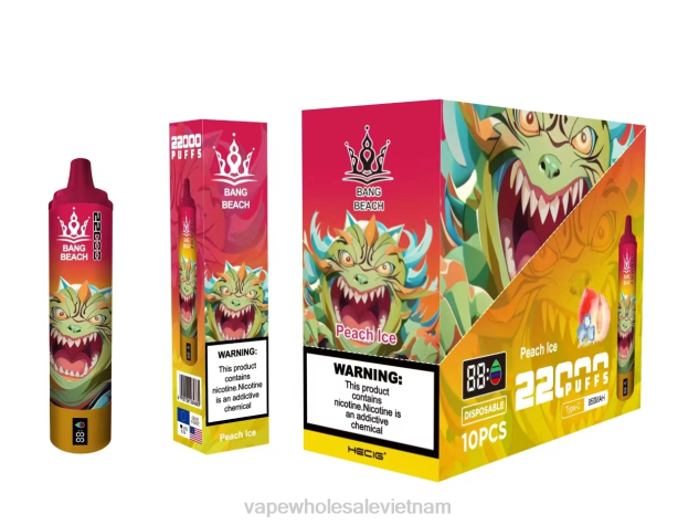 Bang Beach Màn hình thông minh 22000 hơi thở đá đào Z048816 Vape Vietnam