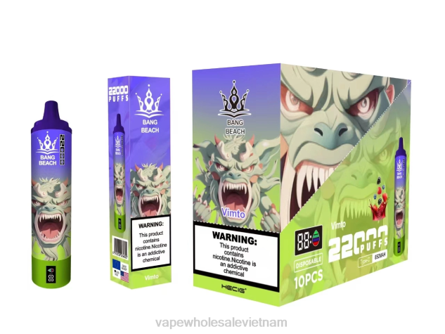 Bang Beach Màn hình thông minh 22000 hơi thở vimto Z048818 Vape Vietnam Hanoi