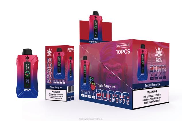 Bang Beach Vape màn hình thông minh 20000 nhát đá ba quả mọng Z04888 Vape Vietnam Hanoi
