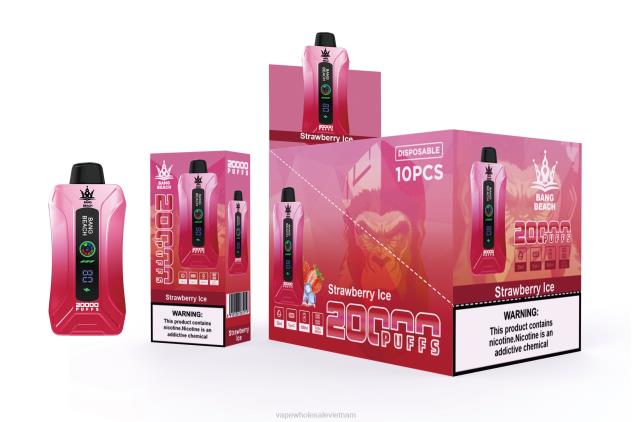Bang Beach Vape màn hình thông minh 20000 nhát đá dâu Z04886 Vape Vietnam