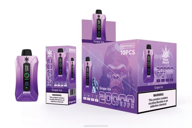 Bang Beach Vape màn hình thông minh 20000 nhát đá nho Z048810 Vietnam Vape Store