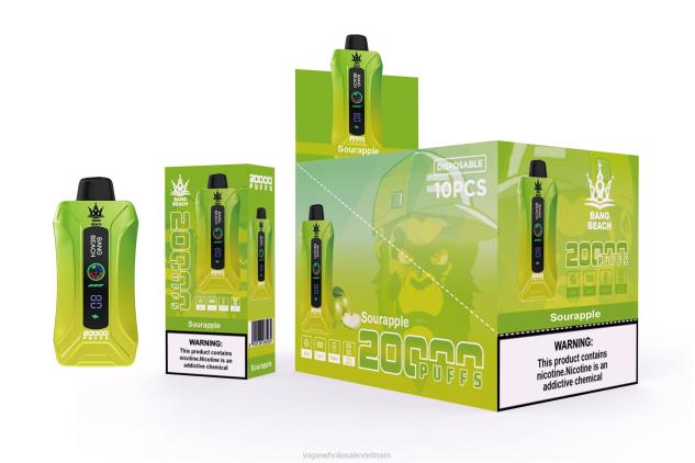 Bang Beach Vape màn hình thông minh 20000 nhát táo chua Z04881 Vape Dùng Một Lần