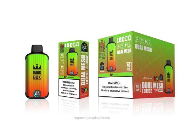 Bang Box 18000 hơi thở táo đôi Z048893 Vape Wholesale Vietnam
