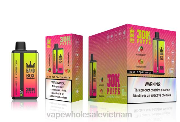 Bang Box 30000 hơi hương vị kép dưa hấu đá kiwi dâu Z048862 Thuốc La Điện Tử Pod