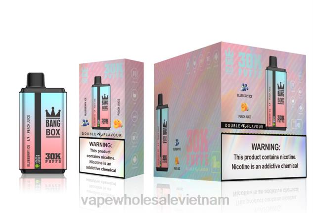 Bang Box 30000 hơi hương vị kép nước ép việt quất và đào Z048863 Vape Wholesale Vietnam