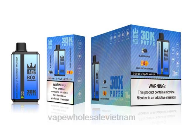 Bang Box 30000 hơi hương vị kép rồng đen xoài đào dưa hấu Z048871 Thuốc Lá Điện Tử Tinh Dầu