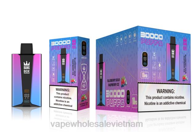 Bang Box Màn hình thông minh 30000 hơi thở đá mâm xôi chua việt quất Z048881 Thuốc Lá Điện Tử Tinh Dầu