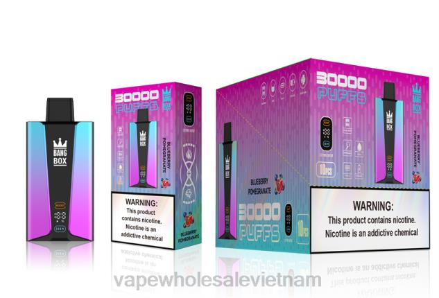 Bang Box Màn hình thông minh 30000 hơi thở quả lựu việt quất Z048880 Thuốc Lá Điện Tử Xlim