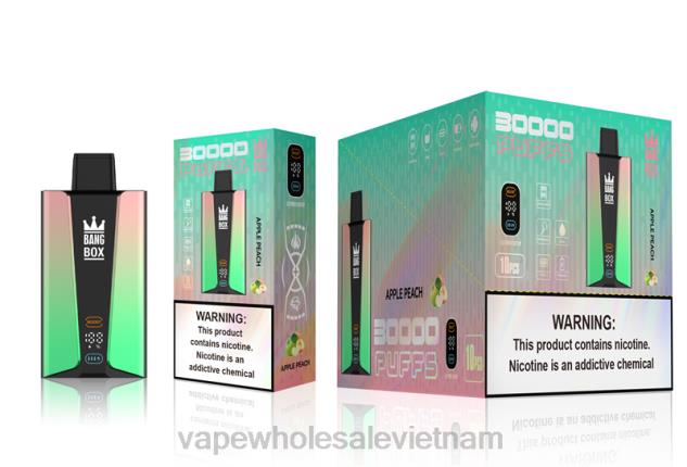 Bang Box Màn hình thông minh 30000 hơi thở táo đào Z048883 Vape Wholesale Vietnam