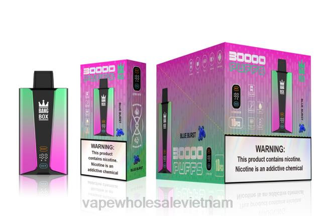 Bang Box Màn hình thông minh 30000 hơi thở vụ nổ màu xanh Z048882 Thuốc La Điện Tử Pod