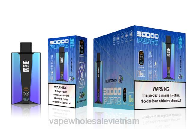 Bang Box Màn hình thông minh 30000 hơi thở đá việt quất Z048879 Vape Dùng Một Lần