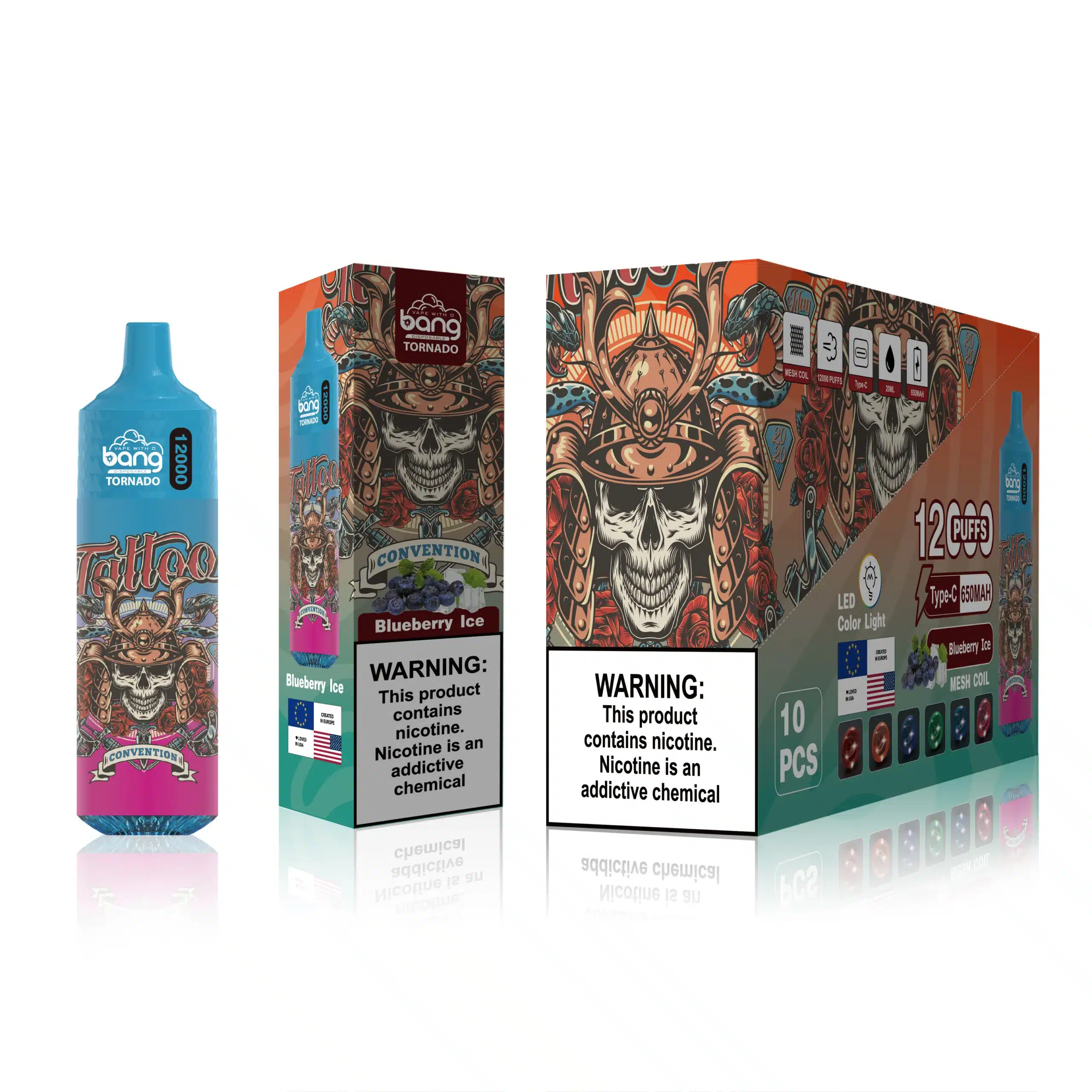 vape wholesale vietnam 0PPFD125 đá việt quất Bang Box 12000 hơi thở
