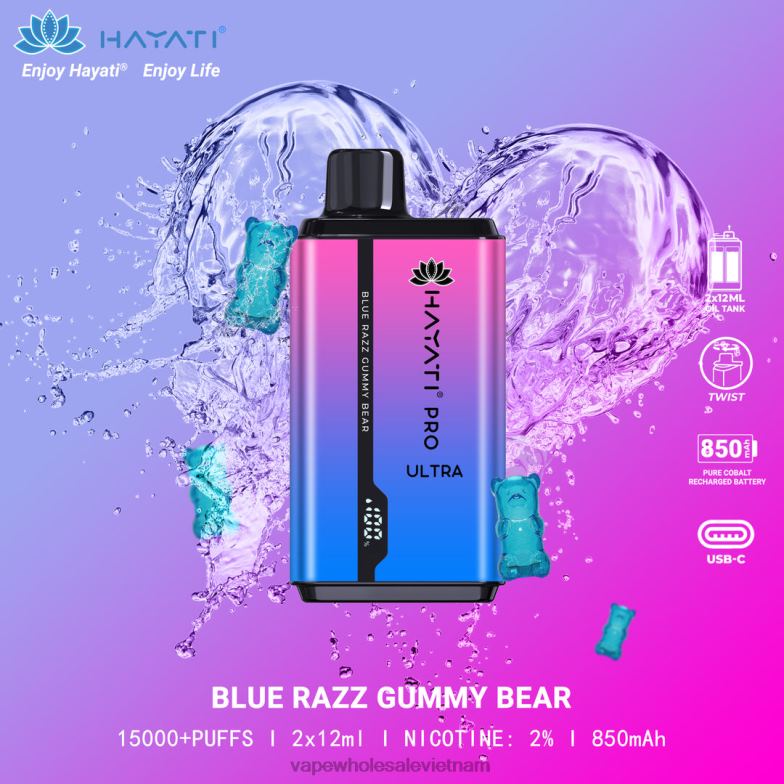 kẹo dẻo razz màu xanh