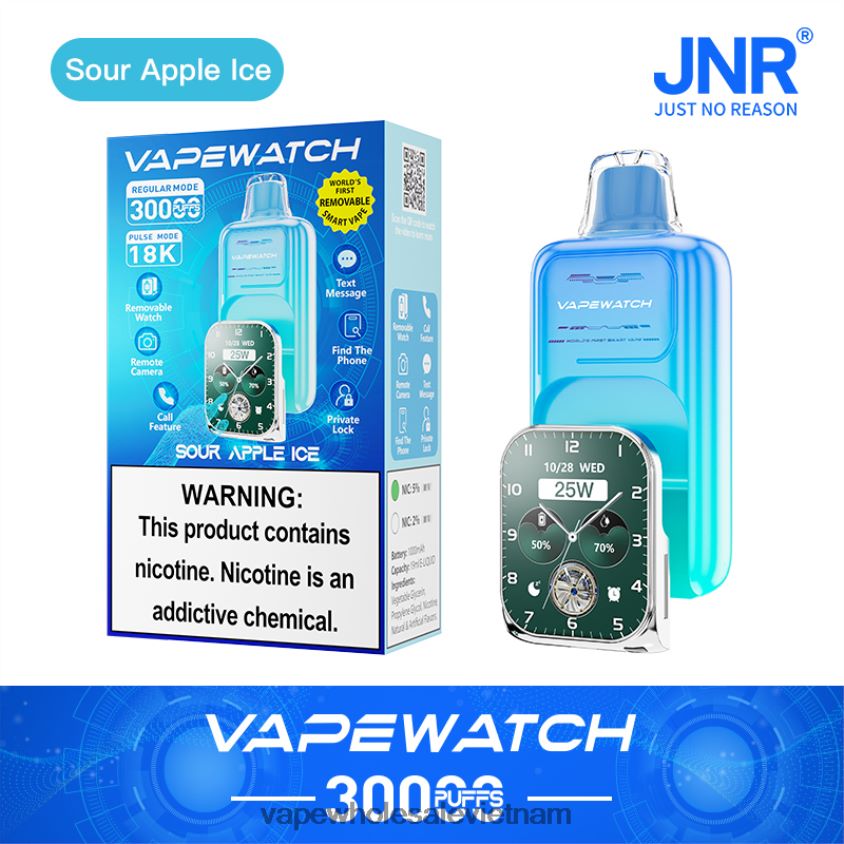 JNR đồng hồ vape P6DLZ65 đá táo chua vape wholesale vietnam