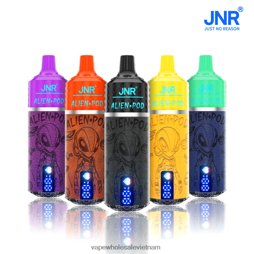 JNR Alien vỏ P6DLZ61 hương vị khác nhau vape dùng một lần