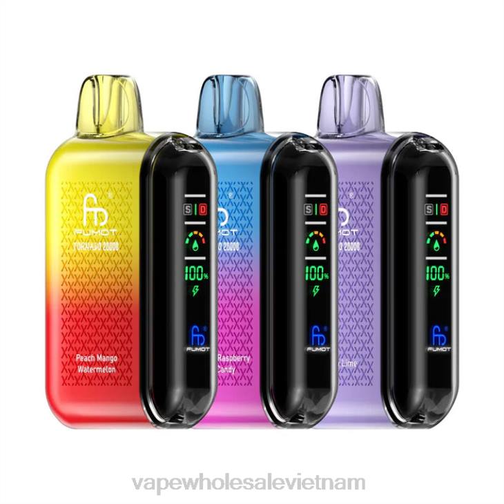 Fumot Tornado 20000 vape dùng một lần loại trừ L26H17 Vape Vietnam Price