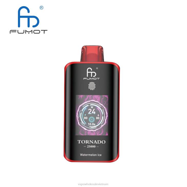 Fumot Tornado 25000 vape dùng một lần đá dưa hấu L26H12 Thuốc Lá Điện Tử Xlim