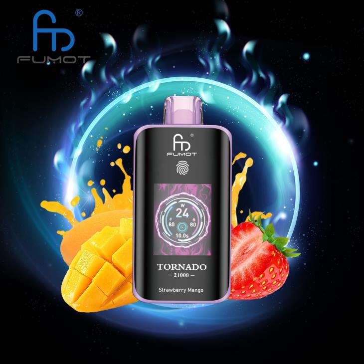 Fumot Tornado 25000 vape dùng một lần xoài dâu L26H11 Vape Dùng Một Lần