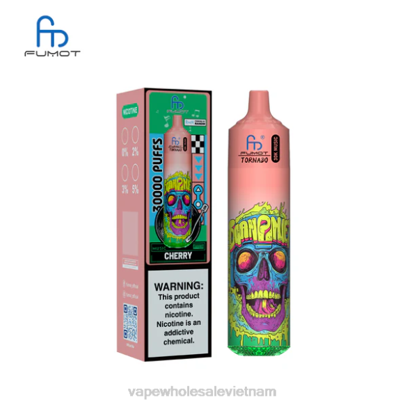 Fumot Tornado nhạc 30k anh đào LVV47 Vape Vietnam Price