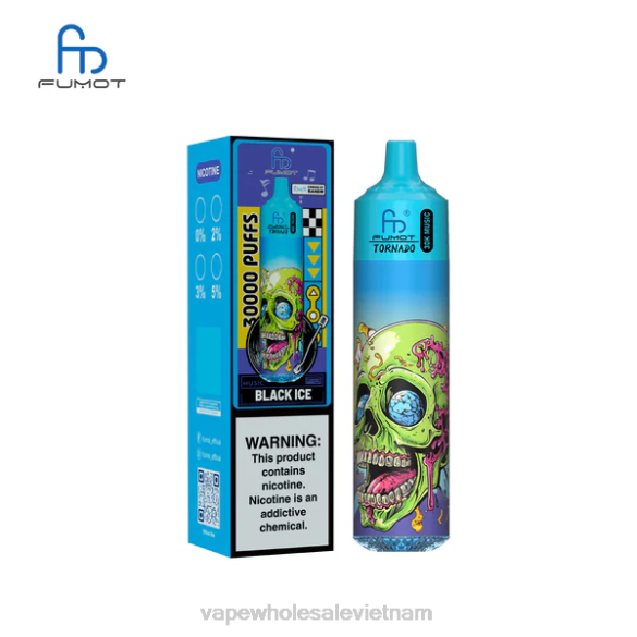 Fumot Tornado nhạc 30k băng đen LVV42 Thuốc Lá Điện Tử Xlim