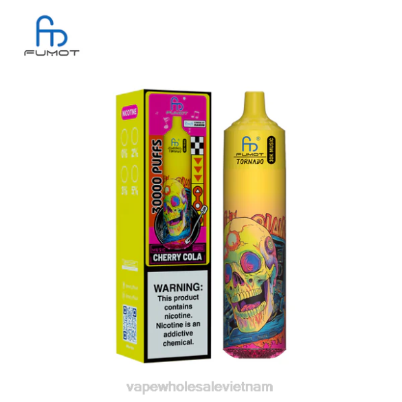 Fumot Tornado nhạc 30k cola anh đào LVV48 Vape Vietnam Hanoi