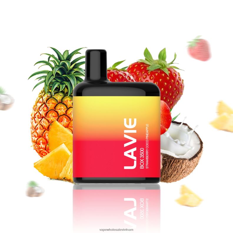 Vape Vietnam Price 8D8NH207 LAVIE BOX 3500 hơi thở dứa dừa dâu