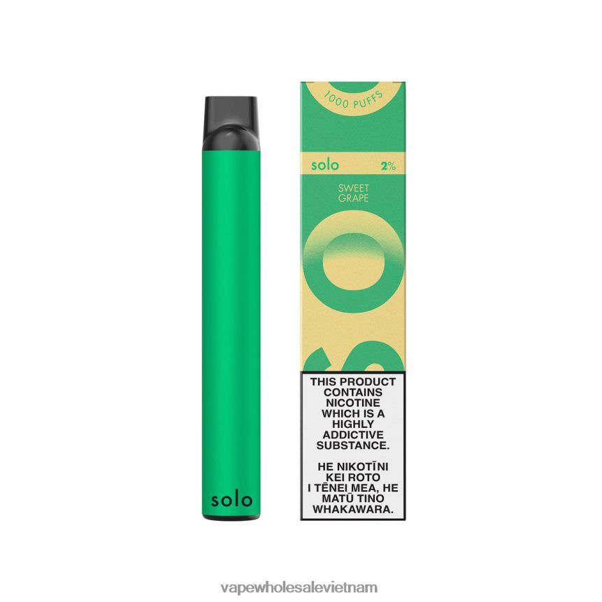Vietnam Vape Store ZD44N220 Solo bộ sưu tập thiên đường vape dùng một lần nho ngọt