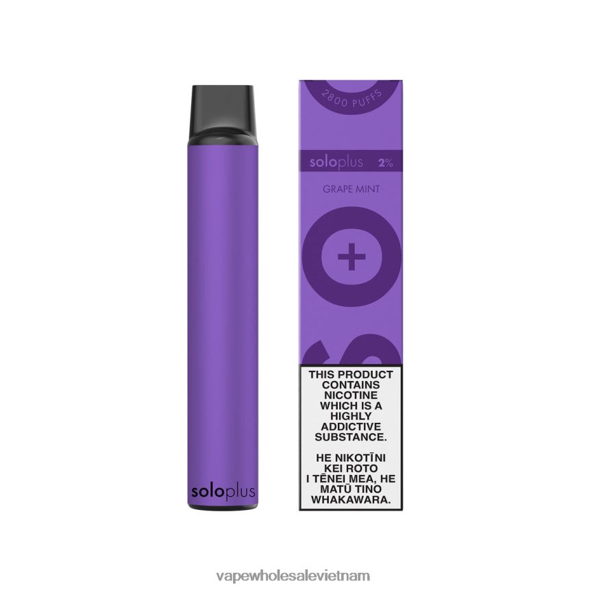 Vape Vietnam Price ZD44N227 Solo Plus vape dùng một lần bạc hà nho