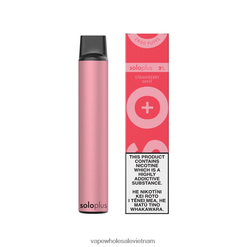 Vape Vietnam ZD44N226 Solo Plus vape dùng một lần bạc hà dâu