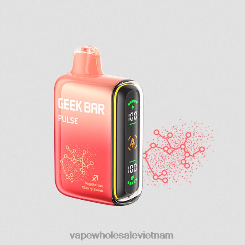 thuốc lá điện tử xlim 0PPFD72 quả bom anh đào GEEK BAR Pulse phiên bản cung hoàng đạo 7500 hơi/15000 hơi