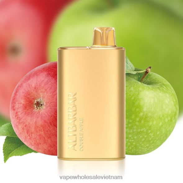 Vape Wholesale Vietnam 2R46F5 Alibarbar Rich 8000 vape dùng một lần táo đôi