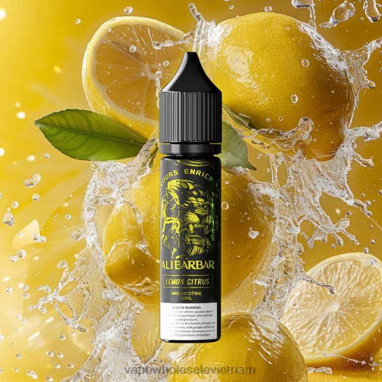 Vape Wholesale Vietnam 24Z2H108 Alibarbar hookah đế mã não chanh cam quýt