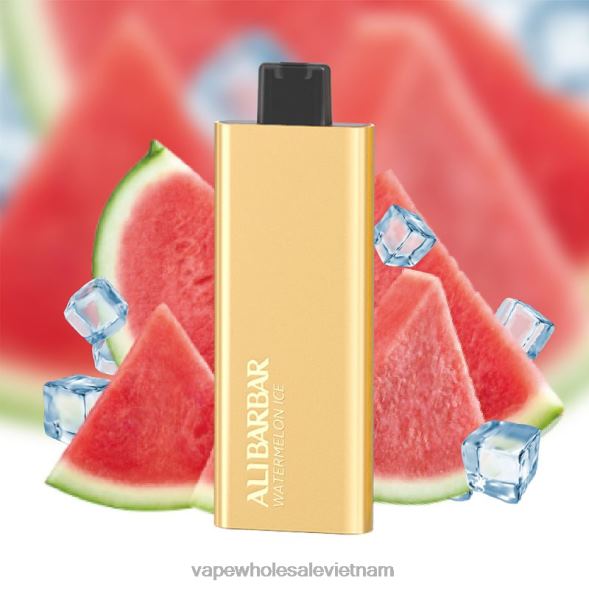 Thuốc La Điện Tử Pod 2R46F64 Alibarbar Pandora 7000 vape dùng một lần đá dưa hấu